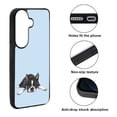 thumbnail image 2 of WIRESTER Shockproof Soft Rubber Cover Case for Samsung Galaxy S26 6.3" 2026, Boston Terrier Dog Lying Down Looking Up On Light Blue Background, 2 of 5