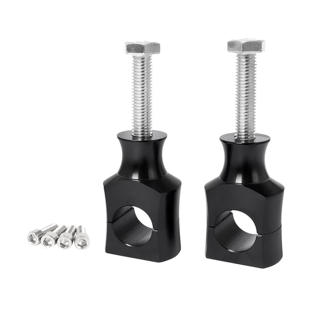 Abrazadera para Elevador de Manillar de Motocicleta Sunnimix 22 mm Negro