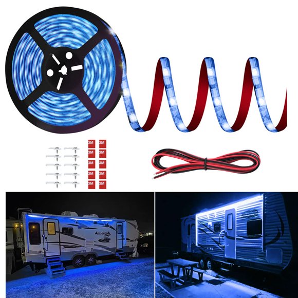 Luces LED Vbakor para toldo de autocaravana, 6 m, 12 V, impermeables, para autocaravana