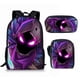thumbnail image 3 of Mochila Fortnite de 3 piezas con diseño de anime para videojuegos, incluye bolsa para portátil de 17 pulgadas, bandolera y estuche para lápices., 3 of 5