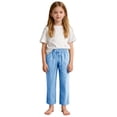 thumbnail image 5 of breaise Casual Pants for Kids Cotton Linen Elatic Waisted Hiking Pants Lightweight Solid Trousers Boys Girls Travel Beach Pants with Pockets, 5 of 10
