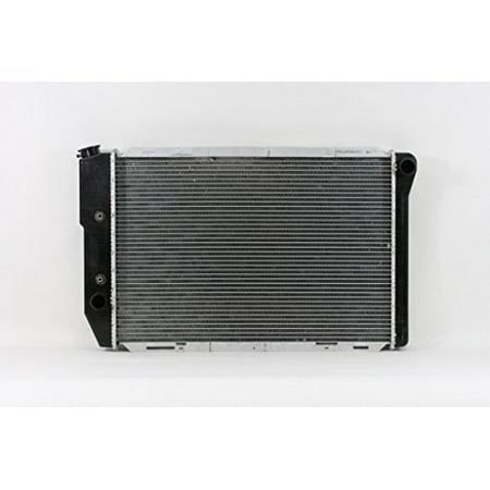 Radiator - Pacific Best Inc For/Fit 381 71-72 Ford Mustang Mercury Cougar XR7 Automatic V8 5.0/7.0L Plastic Tank Aluminum