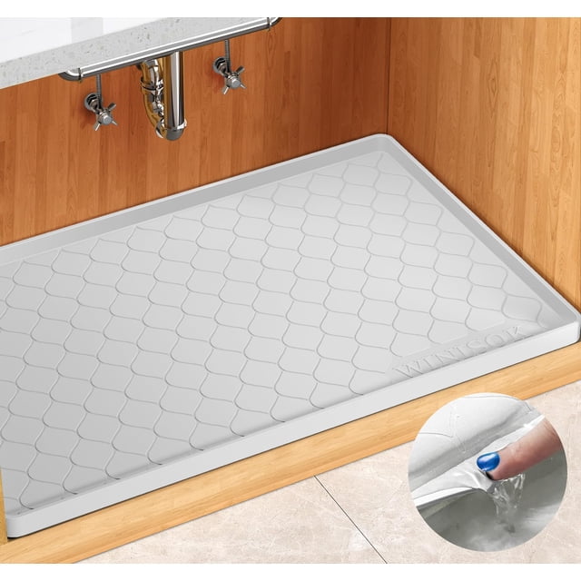 Alfombrilla de cocina Winisok, silicona, 34 cm x 22 cm, impermeable