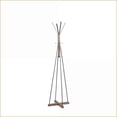 thumbnail image 2 of Coat Racks, Industrial Reclaimed Wood & Metal with 8 Hooks | Natural | Wood + Stainless Steel, 2 of 10