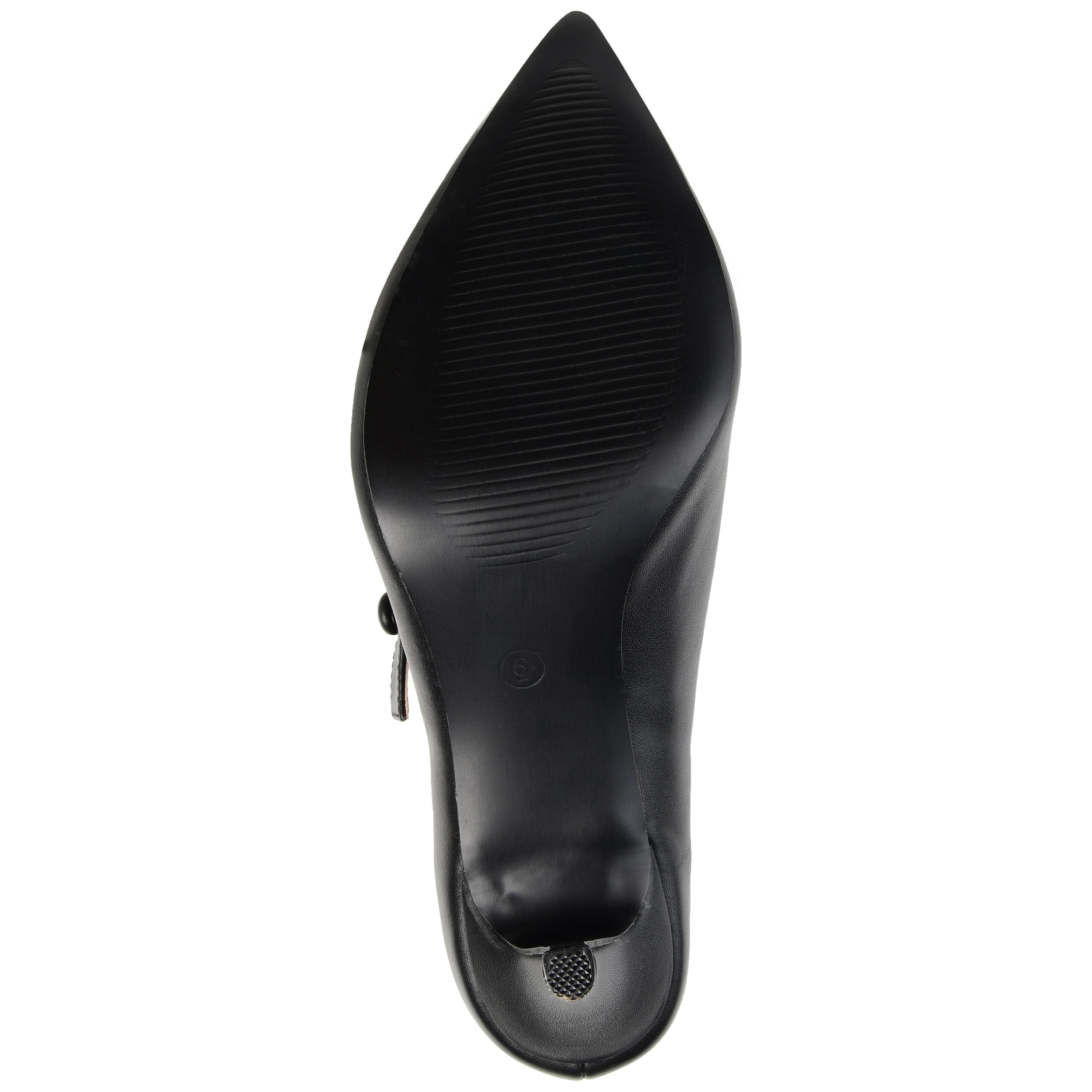 Journee Womens Sidney Pointed Toe Mid Heel Pumps