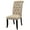 Ivory, variant on Bowery Hill Transitional Fabric Tufted Side Chair in Ivory (Set of 2)