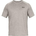 thumbnail image 3 of Under Armour Men's Relaxed Fit Moisture Wicking Tech Tee Shirt, 1326413 (Black Heather (002), S), 3 of 3