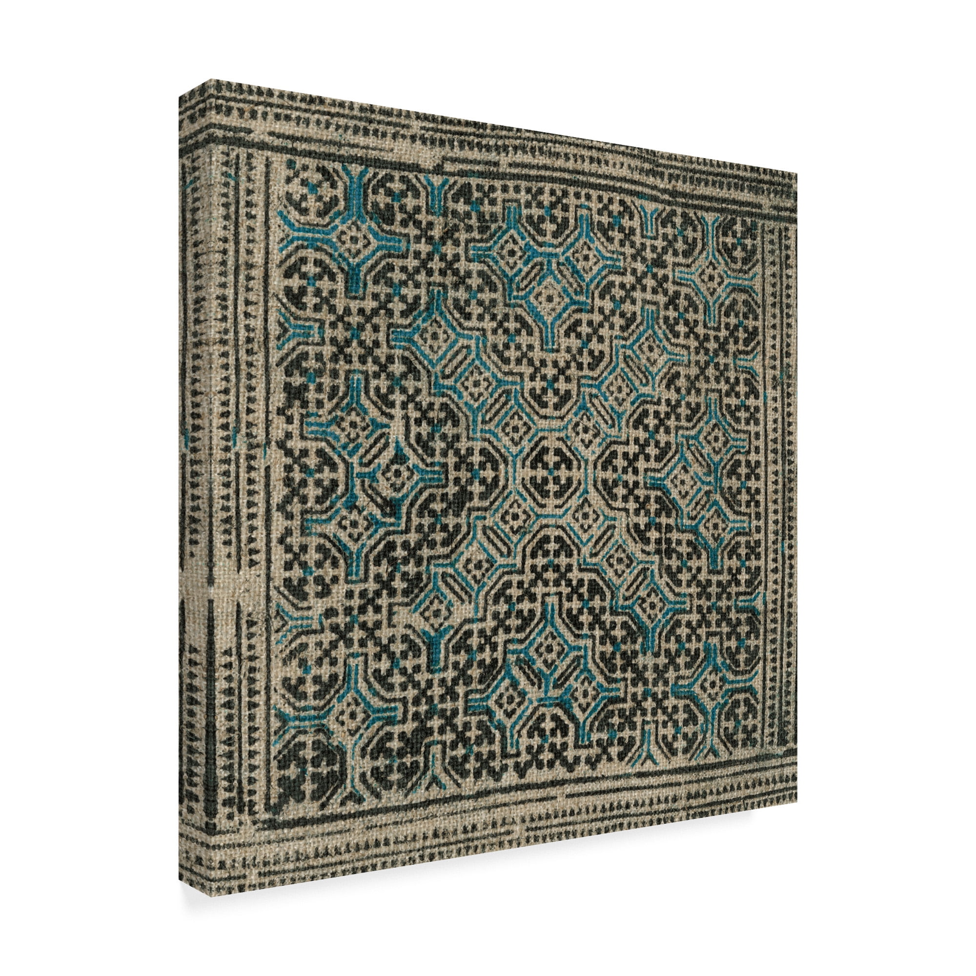 Trademark Fine Art 'Block Print Textile II' Canvas Art by Vision Studio