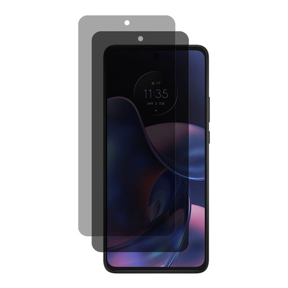 AISELAN [2 Pcs] 9H Hardness Anti-Scratch Anti-SPY Privacy Screen Protector Tempered Glass for Motorola Moto Edge 2022