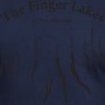 thumbnail image 3 of CafePress - Finger Lakes 2 Logo T Shirt - Men's Fitted T-Shirt, 3 of 4