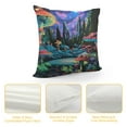 thumbnail image 4 of Nawypu Mushroom Starry Sky Throw Pillow Covers Sofa Pillowcase Car Square Throw Pillowcases Home Decoration, 4 of 5