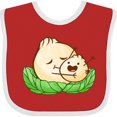 thumbnail image 3 of Inktastic Cute Dumpling Family Boys or Girls Baby Bib, 3 of 4