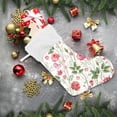 thumbnail image 6 of Coolnut 17.7 Inch Christmas Stockings, 2 PCS Roses and Butterflies Presonalized Large Stocking Sock for Family Holiday Xmas Party Decorations, 6 of 7
