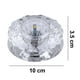 thumbnail image 5 of Downlight LED de cristal, luz de techo empotrada de 5 W con apertura, foco decorativo LED para pasillo creativo en pasillo, pasillo, sala de estar, dormitorio Ormromra 221964-1, 5 of 8