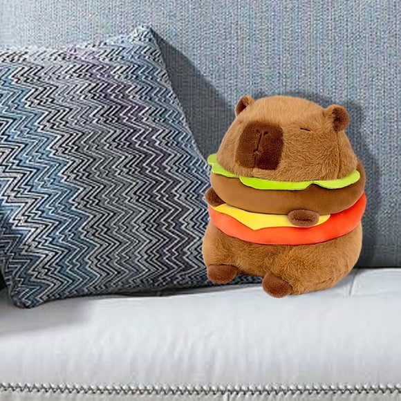 Hamburguesa Rellena Perfecl Capybara Peluche 28cm