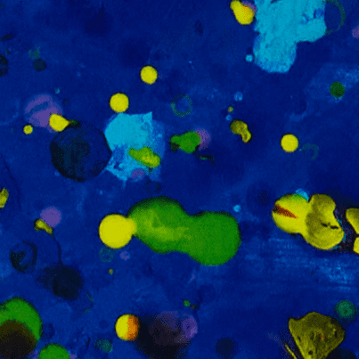 Blue Paint Splash