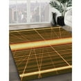 thumbnail image 2 of Ahgly Company Indoor Round Patterned Caramel Brown Area Rugs, 3' Round, 2 of 6