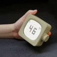 thumbnail image 4 of New Block Small Alarm Clock Novelty Student Clock Bedroom Bedside Office Electronic Clock Wake Up Lamp Charging, 4 of 5