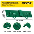 VEVOR Tractor Bolt on Hooks Compact Bolt on Grab Hook 1/4'' Thick D