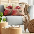 thumbnail image 5 of Ambesonne Floral Throw Pillow Cover 2 Pack, Retro Floral Design, 16", Multicolor, 5 of 7