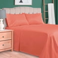 thumbnail image 2 of Egyptian Cotton 700 Thread Count Sheet Set, King, Coral, 2 of 6