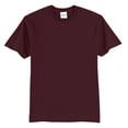 thumbnail image 5 of Mens Core Blend Cotton/Polyester Tee Shirt Athletic Maroon 3XL, 5 of 6