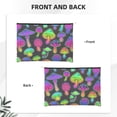 thumbnail image 2 of Cauagu Bright Mushrooms for Tyvek Makeup Bag,Reusable Travel Cosmetic Bag Women Organizer Toiletry Bag Birthday,Gifts for Women Girlfriend Mom Teacher 6.5’’*8.9’’, 2 of 7