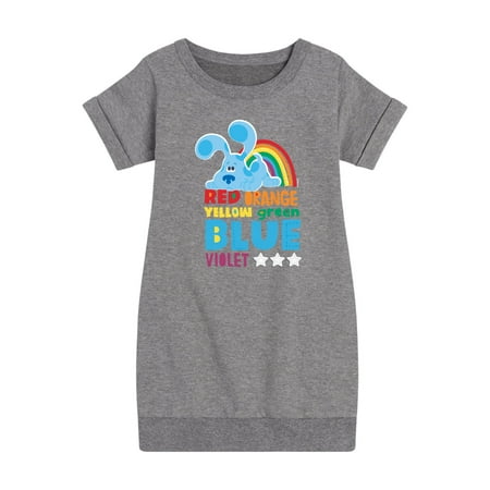 

Blue Clues & You! - Colors Of The Rainbow - Toddler And Youth Girls Fleece Dress