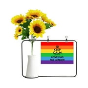 Transgender Bisexuals LGBT Artificial Sunflower Vases Bottle Blessing Card