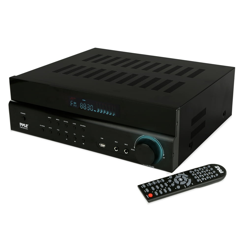 BT Home Theater Amplifier Receiver, 5.1 Channel HiFi System, AM/FM