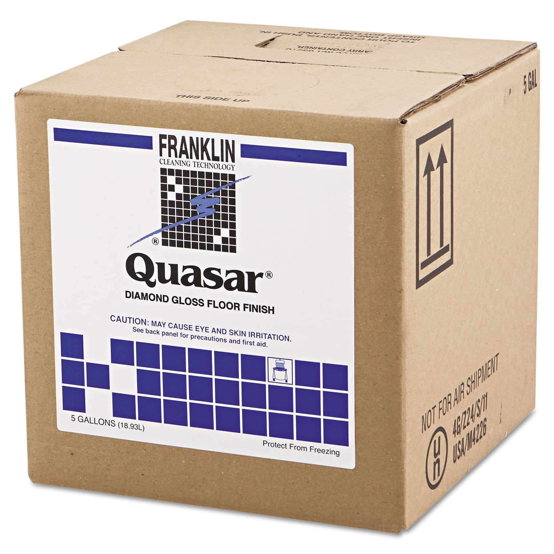 Franklin Cleaning Technology Quasar High Solids Floor Finish, 5gal Box