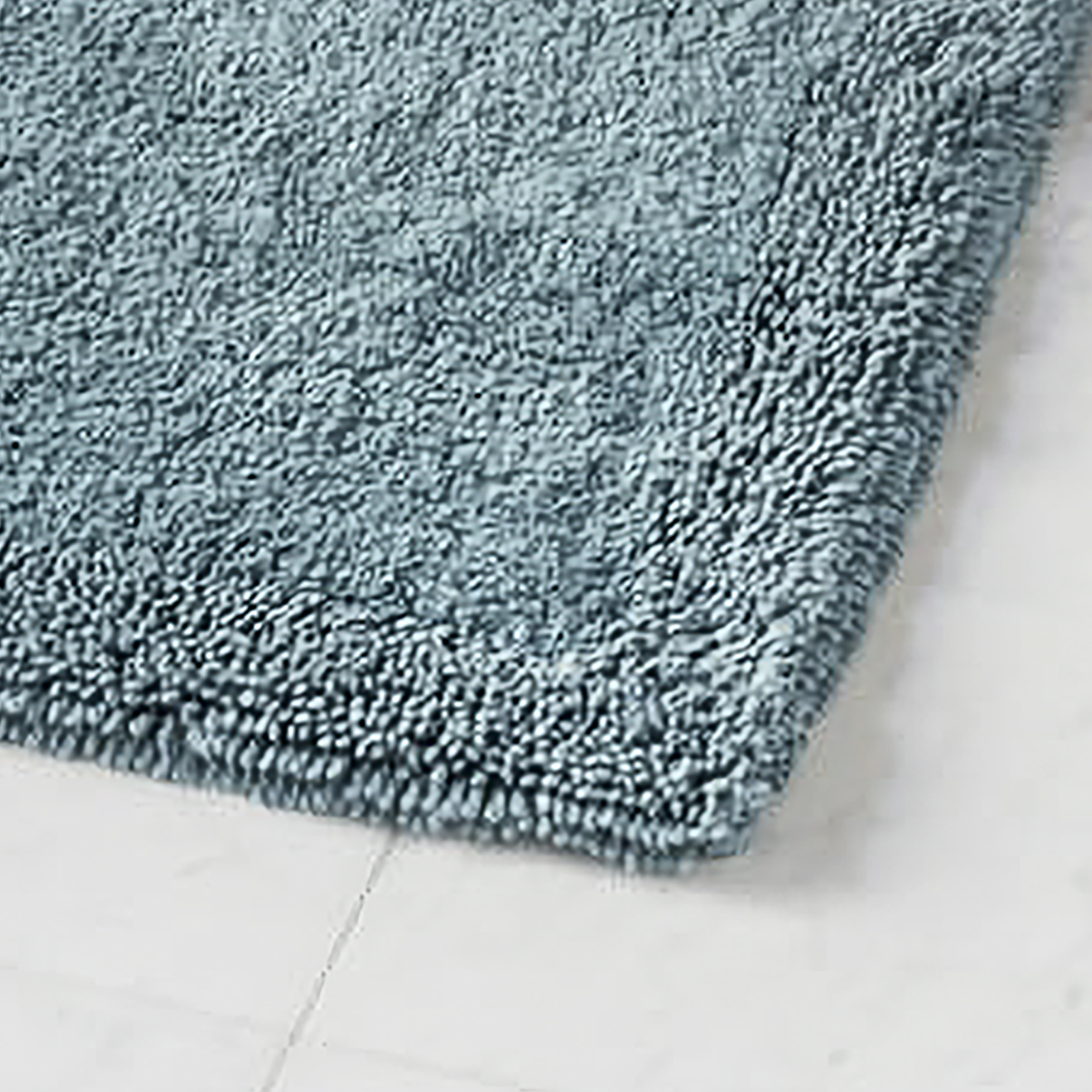 Hotel Style Super Soft And Absorbent Cotton Blend Solid Bath Rug, 17" x 24", Teal