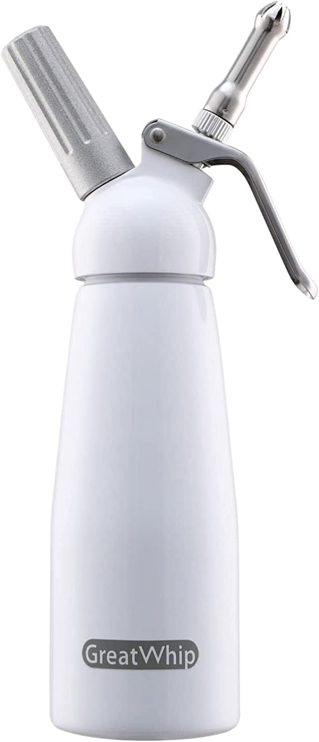 GreatWhip Whipped Cream Aluminum Dispenser Highly Durable Whip Cream