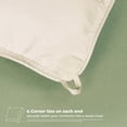 thumbnail image 5 of BNM Reversible Comforter, King, Ivory-Sage, 5 of 11
