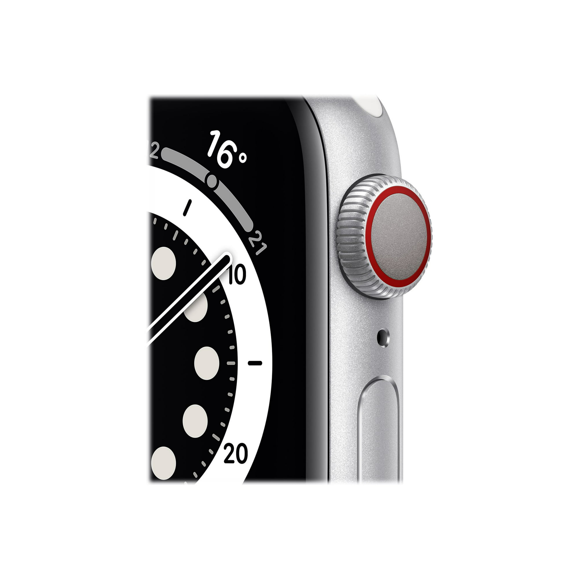 Apple Watch Series 6 (GPS + Cellular) - 40 mm - silver aluminum 