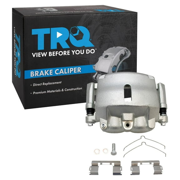 TRQ Front Right Brake Caliper w/Bracket Passenger Side Compatible with 2004-2008 Ford F-150 2004 F-150 Heritage 2006-2008 Lincoln Mark LT