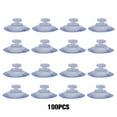 thumbnail image 4 of Bearachild Ventosas de PVC duraderas de Color transparente 100x con ventosa de cabeza de seta de gran capacidad de carga Decoración del hogar, 4 of 6