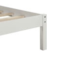 thumbnail image 5 of Full Size Platform Bed Frame with Headboard , Wood Slat Support , No Box Spring Needed ,White, 5 of 8