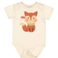thumbnail image 3 of Inktastic Cute Fox Hello Boys or Girls Baby Bodysuit, 3 of 5