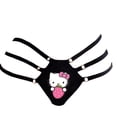 thumbnail image 1 of Hello Kitty-bragas Kawaii Kuromi My Melody para niñas, ropa interior Sexy con espalda en T, moda cruzada Y2K, regalo, 1 of 4