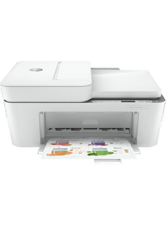 HP DeskJet 4155e All-in-One Inkjet Printer, Color Mobile Print, Copy, Scan, Send