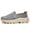 Grey, variant on Women's Platform Slip-On Loafers Fashion Casual Walking Shoe Comfortable Soft Suede Non-Slip Sneakers Heightening Shoes for Women