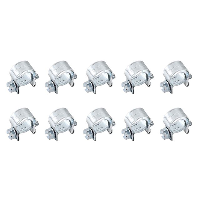 Abrazadera de manguera Kenally 10 piezas Universal alta resistencia en forma de T 12-14MM