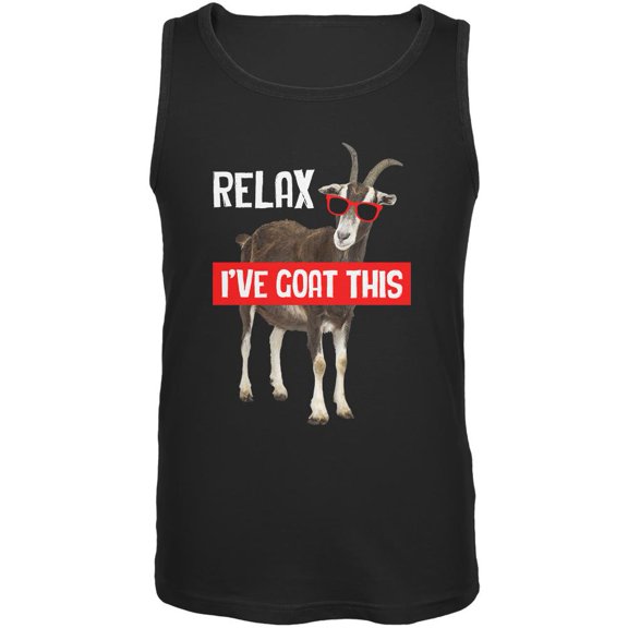 Relax I've Goat Got This Mens Tank Top Black MD