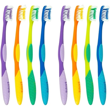 Shield Care Pro-Clean Toothbrush, Small Head, Soft Bristles, 8 Count, Suitable for 18 +