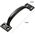 thumbnail image 6 of 4 Pack Barn Door Pull Handle Hardware for Wooden Garden Gate Shed Cabinet Door, 6 of 8