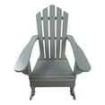 thumbnail image 2 of Patio Furniture Reclining Wooden Outdoor Rocking Adirondack chair,walnut,Outdoor Sofa, 2 of 8
