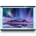 thumbnail image 2 of Aquarium Background Stickers  - Aurora Borealis Mountains  - Fish Tank Reptile Terrarium Decor Poster, 2 of 4