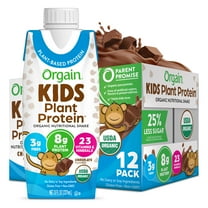 Orgain Organic Kids Vegan Nutritional Shake,  23 Vitamins & Minerals, Chocolate, 12ct