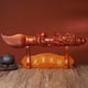 thumbnail image 1 of Ebony wood carved Wenchang brush ornament, rosewood large brush for wealth, Chinese style home study decoration crafts., 1 of 4